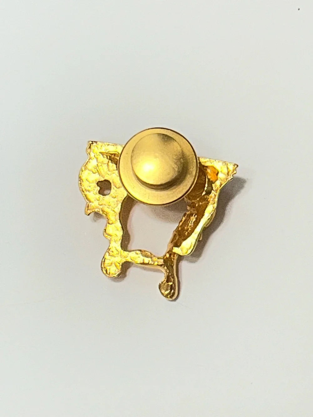 Vintage KARL LAGERFELD Baroque Louis XV Table Tie Tack Pin Brooch Signed